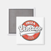 Aimant Ibiza spain vintage style logo (Recto/Verso)