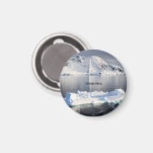 Aimant iceberg de l'Antarctique (Recto/Verso)