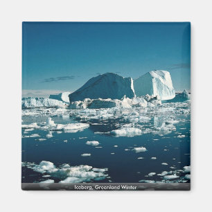 Aimant Iceberg, hiver du Groenland