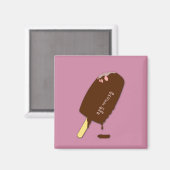 Aimant Icecream au chocolat coréen (Recto/Verso)