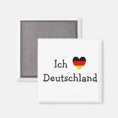 Aimant Ich liebe Deutschland (Recto/Verso)