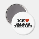 Aimant Ich Liebe Meinen Ehemann (Recto/Verso)