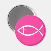 Aimant Ichthus Christian Fish (Recto/Verso)