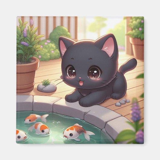 Aimant Ici Fishy Fishy ! (Devant)