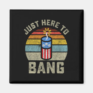 Aimant Ici Pour Bang Funny 4 juillet 4 Juillet Hommes