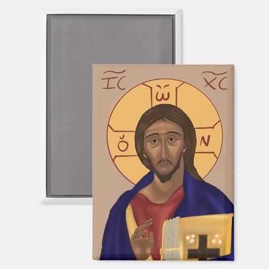 Aimant Icon of Christ (Recto/Verso)
