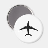 Aimant icône avion avion (Recto/Verso)