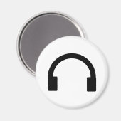 Aimant icône casque (Recto/Verso)