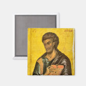 Aimant Icône chrétienne orthodoxe St. Luke (Recto/Verso)