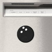 Aimant icône de boule de bowling noire (In Situ (Lave-vaisselle))