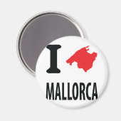 Aimant Icône de contour de Majorque (Recto/Verso)