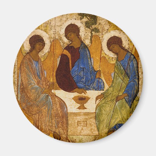 Aimant Icône de la Sainte Trinité Roublev  (Devant)