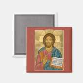 Aimant Icône de l'aimant Christ (Recto/Verso)