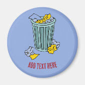 Aimant Icône de poubelle (Devant)