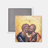 Aimant Icône de SS. Peter et Paul (Recto/Verso)