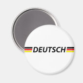 Aimant icône deutsch (Recto/Verso)
