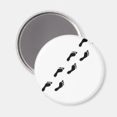 Aimant icône empreinte (Recto/Verso)