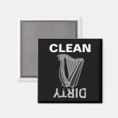 Aimant Icône Harpe (Recto/Verso)