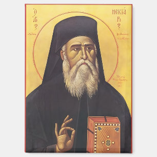 Aimant Icône orthodoxe de Saint Nectarios d'Égine