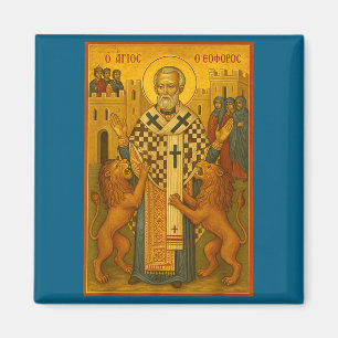 Aimant Icône orthodoxe de St Ignace d'Antioche 