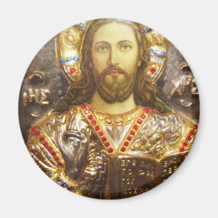 Aimant Icône peinte de Jésus-Christ