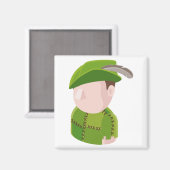 Aimant Icône Personnes Avatar hors la loi (Recto/Verso)