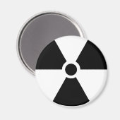 Aimant icône radioactive (Recto/Verso)