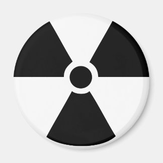 Aimant icône radioactive