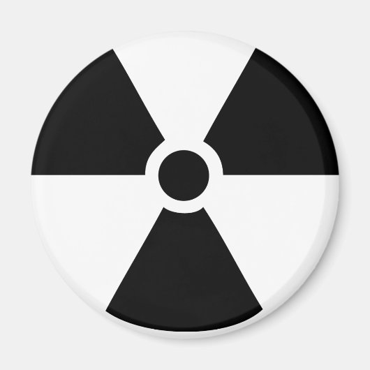 Aimant icône radioactive (Devant)
