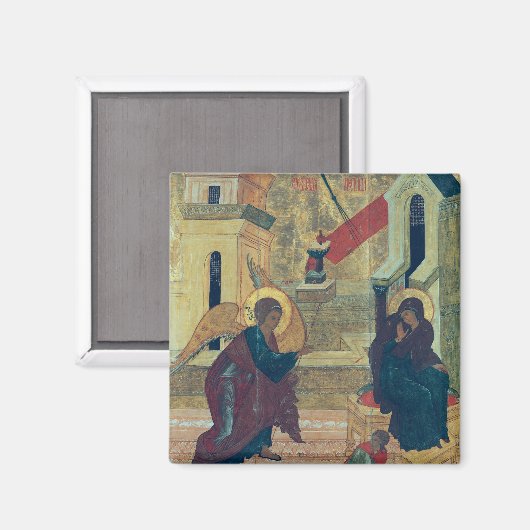 Aimant Icône représentant l'Annonciation (Recto/Verso)