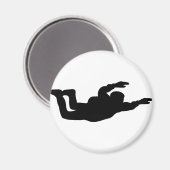 Aimant icône skydiver (Recto/Verso)