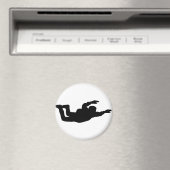 Aimant icône skydiver (In Situ (Lave-vaisselle))