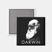 Aimant Icônes de la science : Darwin (Recto/Verso)