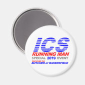 Aimant ICS Running Man Faded (Recto/Verso)