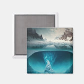 Aimant Icy Mountain View (Recto/Verso)