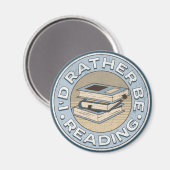 Aimant I'd rather be reading (Recto/Verso)