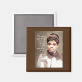 Aimant Ida B Wells Et Citation "Vérité" (Recto/Verso)