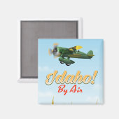 Aimant Idaho ! Par avion (Recto/Verso)