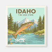Aimant Idaho vintage (Devant)