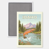 Aimant Idaho vintage (Recto/Verso)