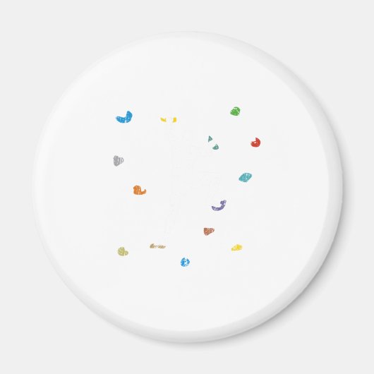 Aimant Idée Cadeau de l'grimpeur murale (Devant)