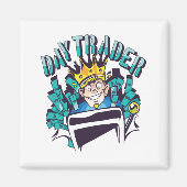 Aimant Idée cadeau du jour du commerçant (Devant)