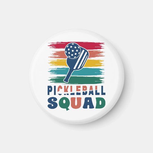 Aimant Idée cadeau pour joueurs de pickleball (Devant)