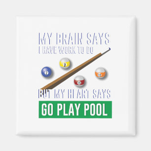 Aimant Idée Cadeau T Chemises Pour Hommes Femmes Billard 