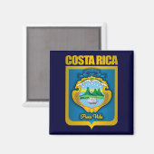 Aimant Idées Cadeaux "Costa Rica Gold" (Recto/Verso)
