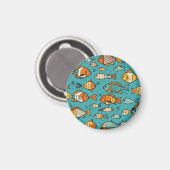 Aimant Idées cadeaux de motif de poisson (Recto/Verso)