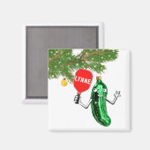 Aimant idées cadeaux de Noël personnalisées pour le pickl (Recto/Verso)