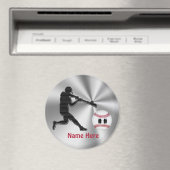 Aimant Idées cadeaux personnalisées de l'équipe de baseba (In Situ (Lave-vaisselle))