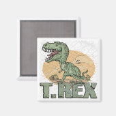 Aimant Idées cadeaux T Rex par Mudge Studios (Recto/Verso)