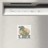 Aimant Idées cadeaux T Rex par Mudge Studios (In Situ (Lave-vaisselle))